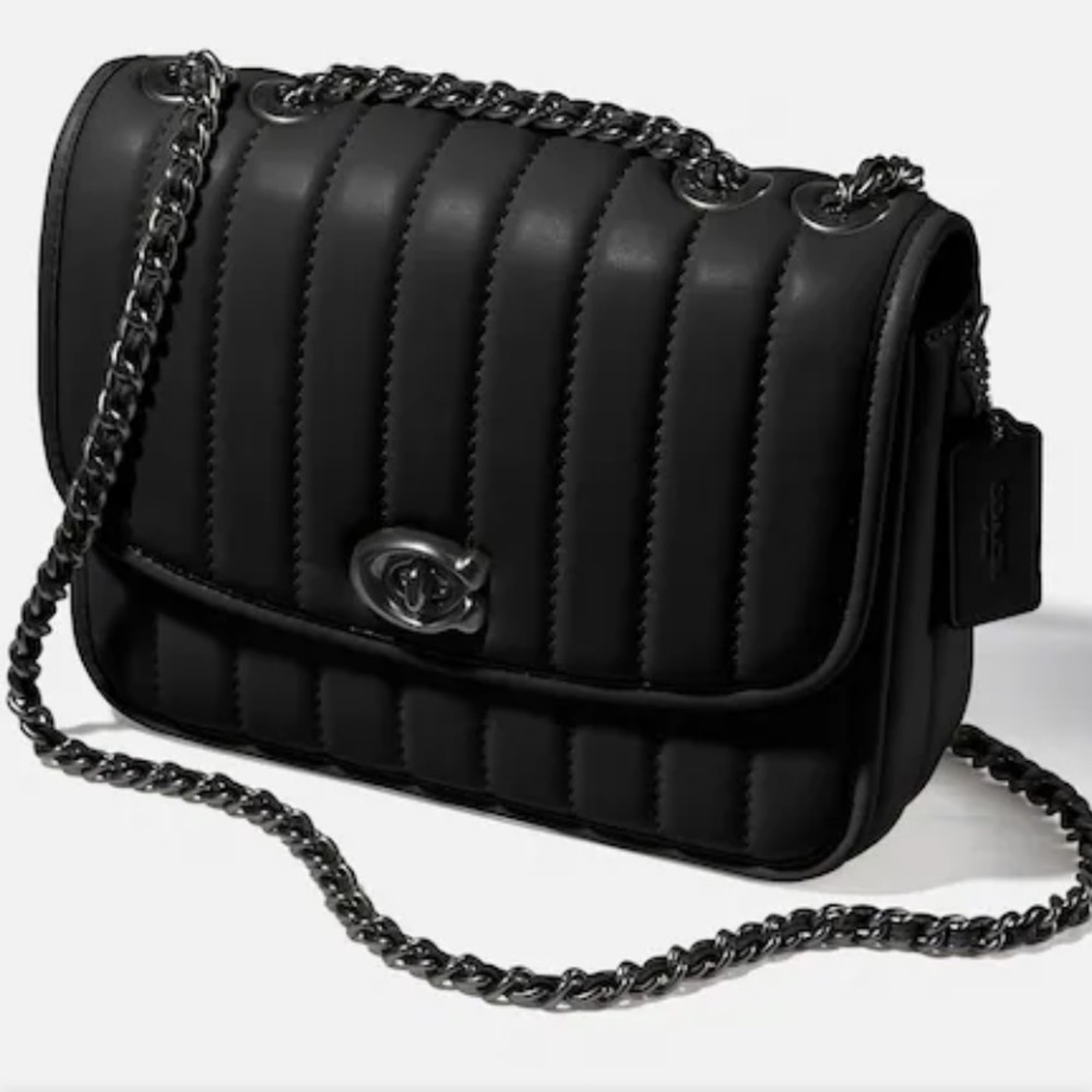 Coach Madison Shoulder Bag with quilting. Very good condition. Dust bag included